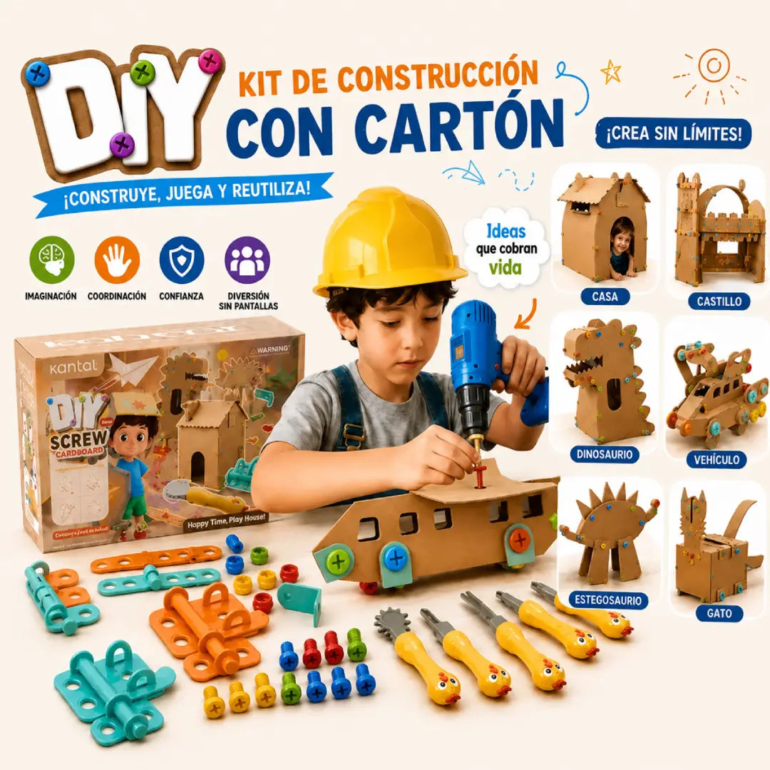 Kantal® – Kit de Herramientas para Construir con Cartón