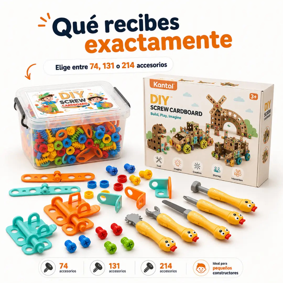 Kantal® – Kit de Herramientas para Construir con Cartón